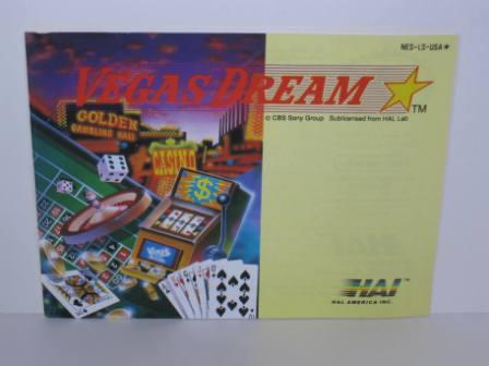 Vegas Dream - NES Manual